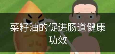 菜籽油的促进肠道健康功效(菜籽油的促进肠道健康功效是什么)